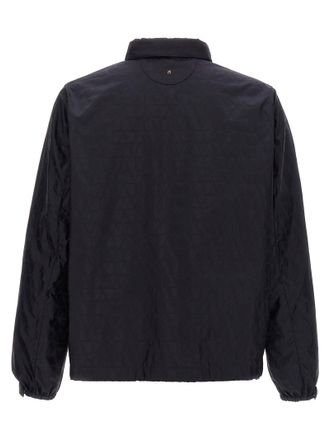Valentino Garavani Toile Iconographe Nylon Windbreaker - Black
