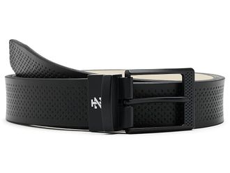 Izod Reversible Perf to Smooth Leather Belt Mens Belts White : XL (42-44)