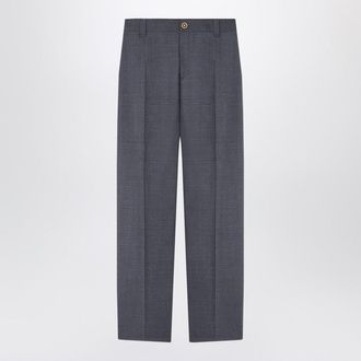 Versace Anthracite Wool Jogger Trousers