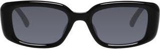 Kurt Geiger 52mm Rectangular Sunglasses in Black at Nordstrom Rack