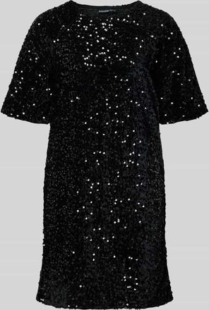 Pieces Schmales Cocktailkleid mit Paillettenbesatz Modell KAM in Black, Größe XL