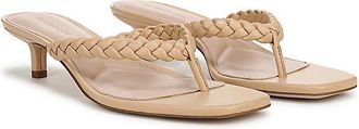 Favorite Daughter Sutton Braided Thong Kitten Heel Sandals