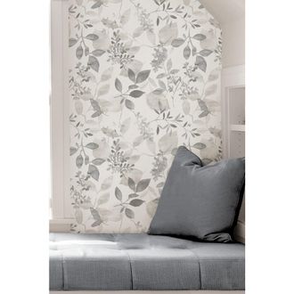 WallPops Grey Breezy Peel & Stick Wallpaper at Nordstrom Rack