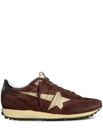 Golden Goose Sneakers Marathon in pelle scamosciata - Rosso
