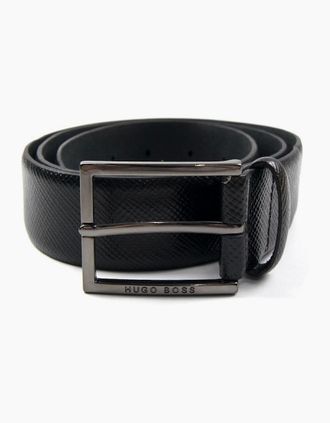 HUGO BOSS Mens Hugo Boss Perries Belt Black - Size: 110CM