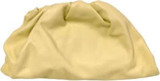 Bottega Veneta Pre-owned Leather clutches - Dames - Vintage Clutch - Geel - ONE Size - Leer - Vintage
