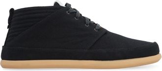 Volta Desert Boots met ronde neus - Heren - Veterlaarzen - Zwart - 40 EU - Katoen - Schoenen