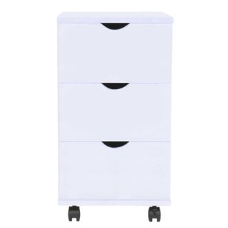 Berkfield Home Drawer Unit 45x33x60 cm White | Size: 45 x 33 x 60 cm