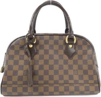 Louis Vuitton Pre-owned Handbags, female, Brown, Size: ONE SIZE Pre-owned Damier Duomo Bag