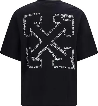 Off-white Mens Black Cotton T-Shirt