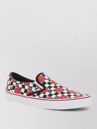 Valentino Garavani printed cotton slip-on sneakers