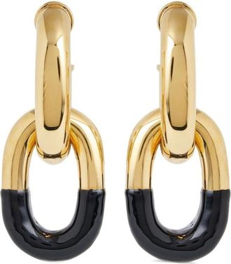 Paco Rabanne XL Link Earrings - female - Rabanne - Earrings - Yellow - ONE SIZE - Accessories