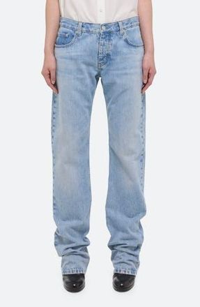 Helmut Lang Low Rise Straight Leg Jeans in Blue at Nordstrom Rack, Size 28