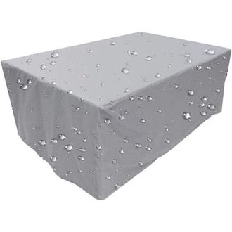 OEM Funda Protectora Para Mesa De Jard&iacute;n De 210x110x70cm - Tejido Oxford 210d Impermeable - Resistente A Los Rayos Uv, A La Lluvia Y Al Polvo -crezuo