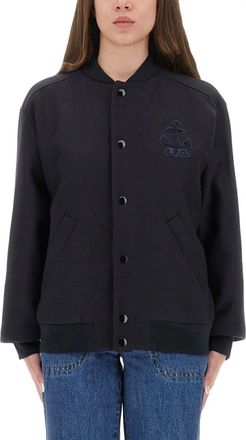 A.P.C. Micka Varsity Jacket - - Jackets - Donna - Blu - S