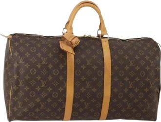 Louis Vuitton Borsa Keepall 55 Boston Pre-owned - - Pre-owned - Donna - Marrone - ONE SIZE