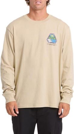 Billabong Rockies Premium Long Sleeve T-Shirt in Sand Khaki at Nordstrom, Size Xx-Large