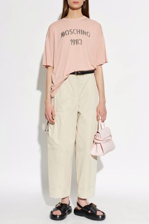 Moschino Oversize T-shirt, Womens, Pink