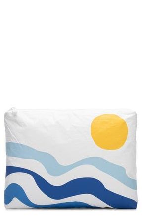 Aloha Collection Medium Water Resistant Tyvek Zip Pouch in Soleil at Nordstrom Rack