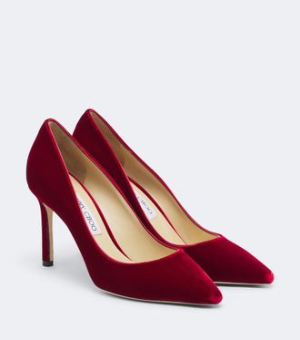 Jimmy Choo London Salones Romy de terciopelo