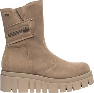 Nero Giardini Stivaletti in camoscio - - Shoes - Donna - Beige - 38 EU