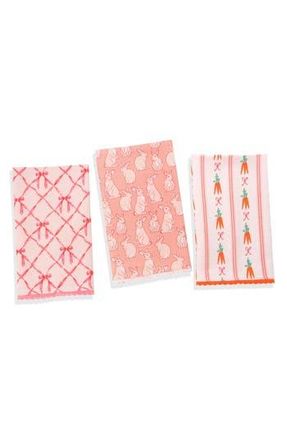 Tiramisu Easter Meadow Set of 3 Cotton Kitchen Towels in Women at Nordstrom Rack