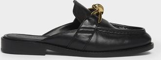 Bottega Veneta Astaire Knot Leather Loafer Mules