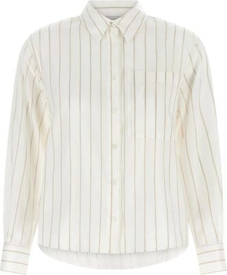 PESERICO Dames, Blouses & Shirts, Beige, Maat: M Zijde