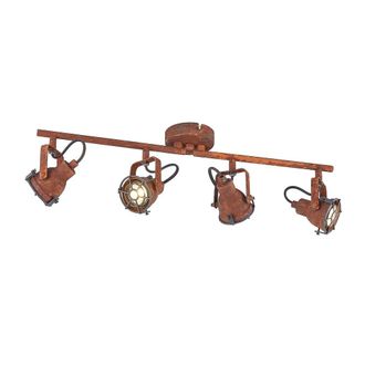 Lindby Foco de Metal Marr&oacute;n