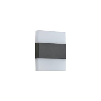 Lindby Lindby - L&aacute;mpara De Pared Exterior branor En Negro Aluminio