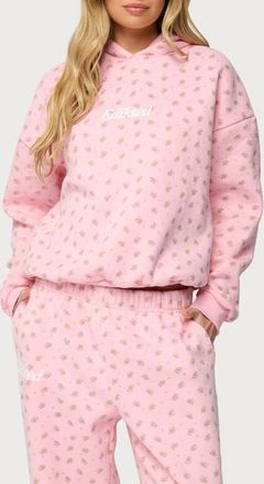 Edikted Flower Power Hoodie in Light-Pink at Nordstrom, Size X-Small