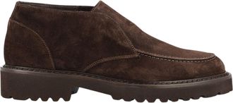 Doucal's Chukka Adler Elastico Dark Brown Calf Suede Chukka Boots