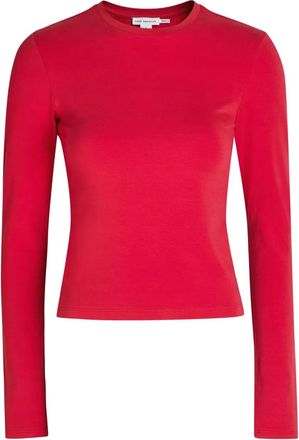 Good American long-sleeve top - women - Cotton/Elastane - S - Red