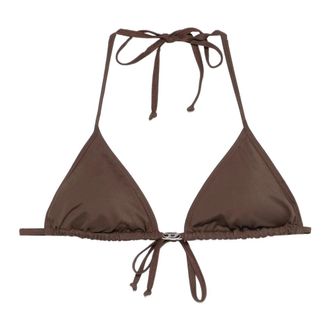 Diesel Bikinis, female, Brown, Size: XS Triangle Bikini Top