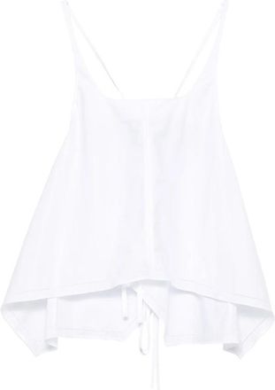Low Classic Flared Sleeveless Top