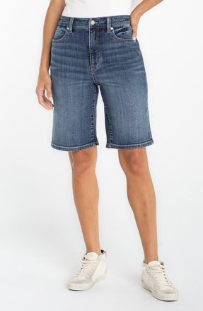 Liverpool High Waist 10.5-Inch Jean Shorts in Harbor Haze at Nordstrom, Size 12