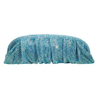 Benedetta Bruzziches Venus Couch&eacute;e Tas - Alleen voor jouw ogen - Dames - Clutches - Groen - ONE Size - Satijn - Tassen