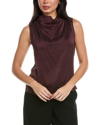 Reiss Lola Silk-Blend Top