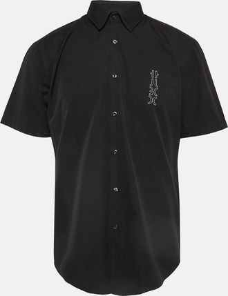 HUGO BOSS Black Printed Cotton Shirt