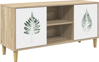 vidaXL Mueble De Tv Hanau 102 X 33 X 50 Cm Sonoma Madera De Ingenier&iacute;a Vidaxl