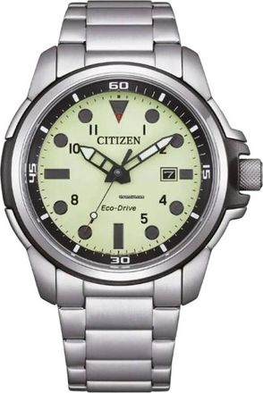 Citizen Eco-Drive Green Dial Mens Watch AW1800-89X