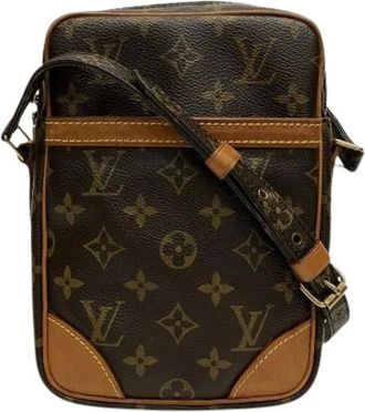 Louis Vuitton Pre-owned Cross Body Bags, female, Brown, Size: ONE SIZE Pre-owned Vintage Canvas Cross Body Bag