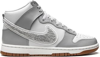 Nike Dunk High Chenille - Light Smoke sneakers - unisex - Leather - 9.5 - Grey