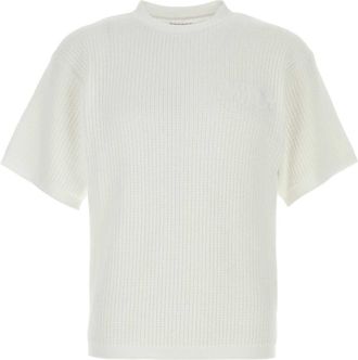 Magliano White Cotton Waffle T Shirt
