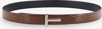 Tom Ford Cintura in pelle effetto cocco - TOM FORD - gender_Man