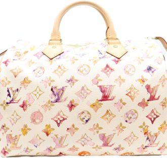 Louis Vuitton Blanc White Monogram Boston Bag (Pre-Owned)