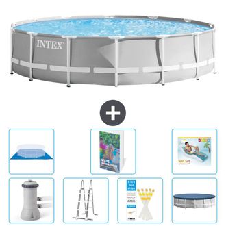 Intex Piscina Prism Frame Redonda - 427x107 Cm - 8-piezas S670