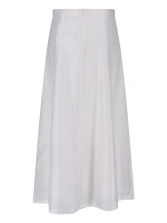Calvin Klein Womens Skirts White Lyocell