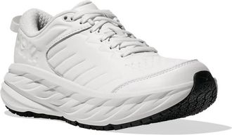 Hoka One One Womens Bondi Sr Road Running Shoes In Frost/frost