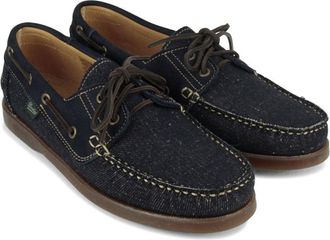 Paraboot Mens Loafers Barth Navy Taurillon Leather